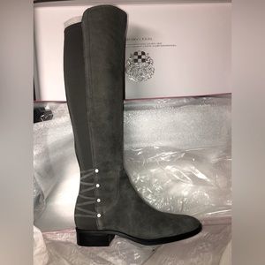 Women’s knee high boots, size 7.5, grey suede Vince Camuto boots